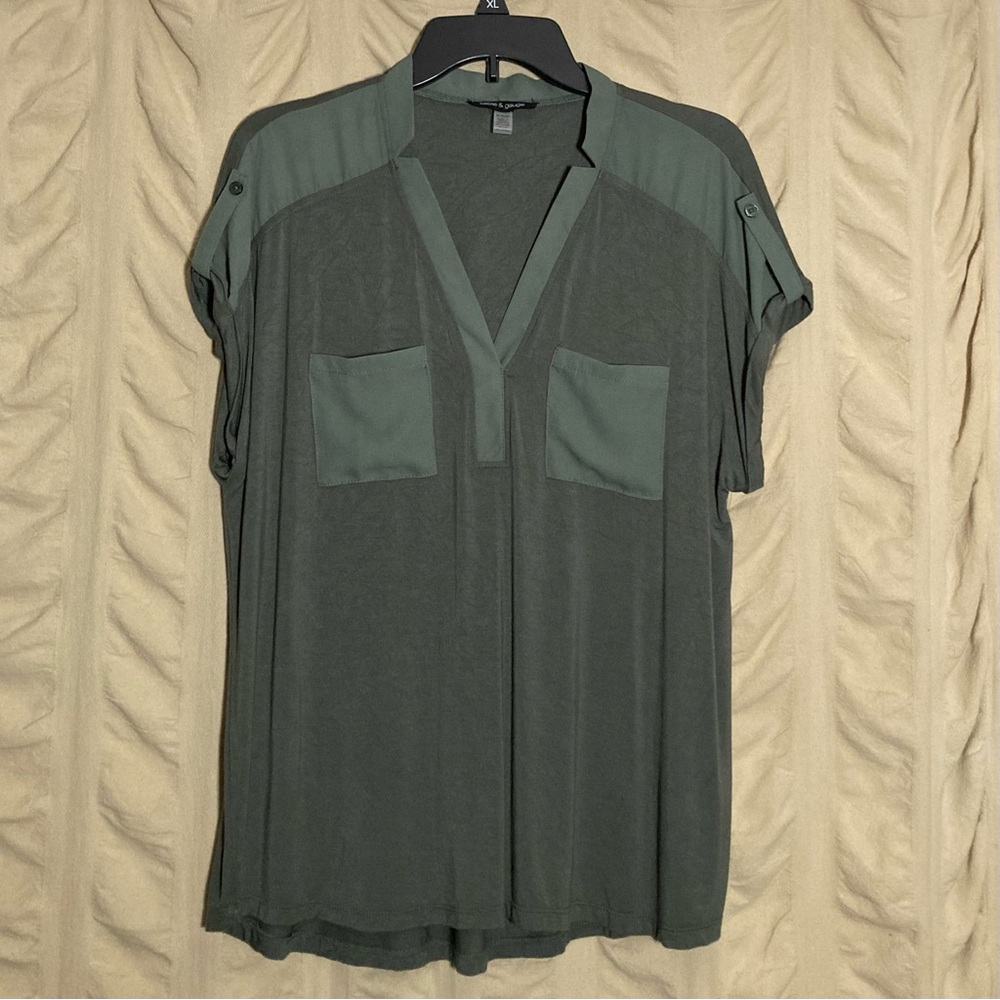 NWOT Cable & Gauge dolman short sleeve blouse